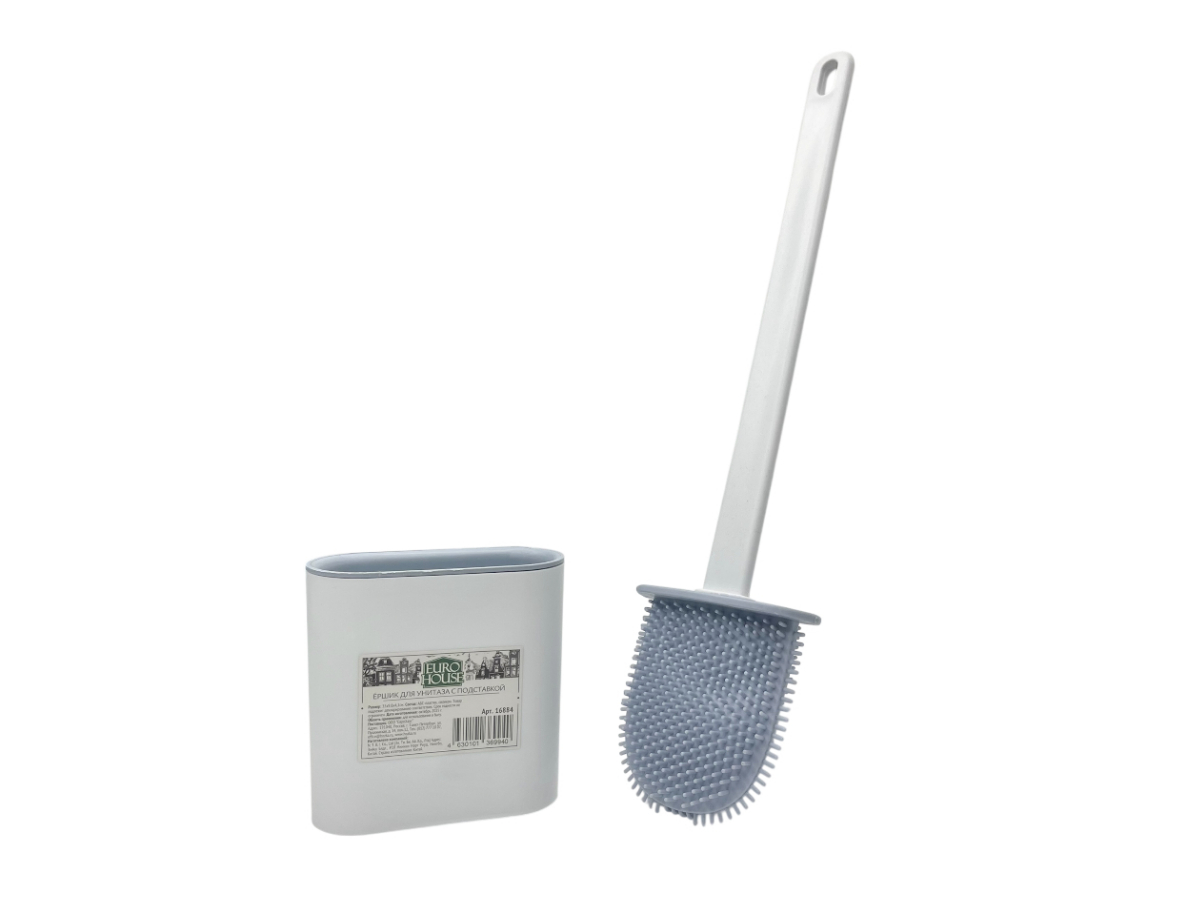 Новинка! Узкий силиконовый ёршик для унитаза!